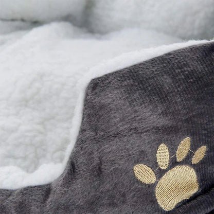 Cama para perros y gatos, camas para mascotas con relleno de algodón PP grueso, cama tipo cueva y sofá para perros, ideal para cachorros y gatos pequeños.
