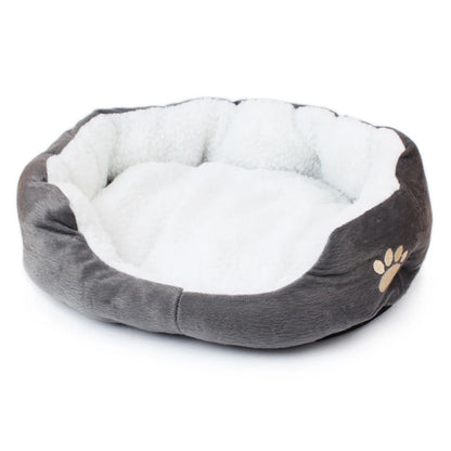 Cama para perros y gatos, camas para mascotas con relleno de algodón PP grueso, cama tipo cueva y sofá para perros, ideal para cachorros y gatos pequeños.
