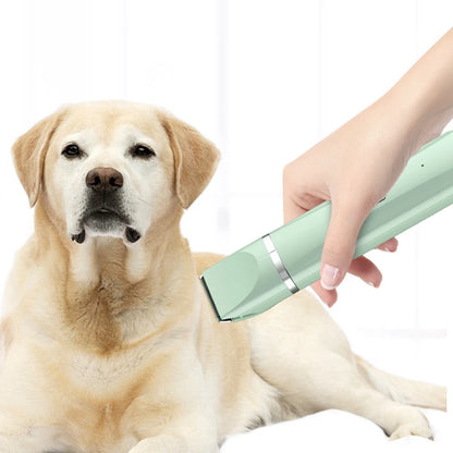 Cortadora eléctrica 4 en 1 para mascotas con 4 cuchillas, recortador de uñas y recortador de uñas profesional con recarga para perros y gatos.
