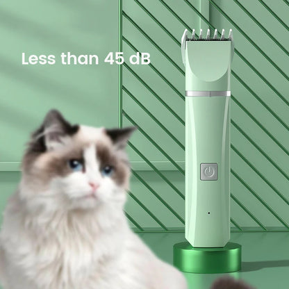 Máquina eléctrica 4 en 1 para cortar pelo de mascotas