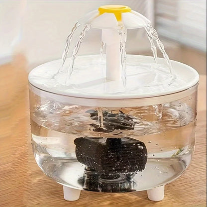 Fuente de agua silenciosa eléctrica USB de 1L para mascotas