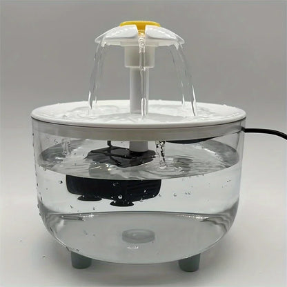 Fuente de agua silenciosa eléctrica USB de 1L para mascotas