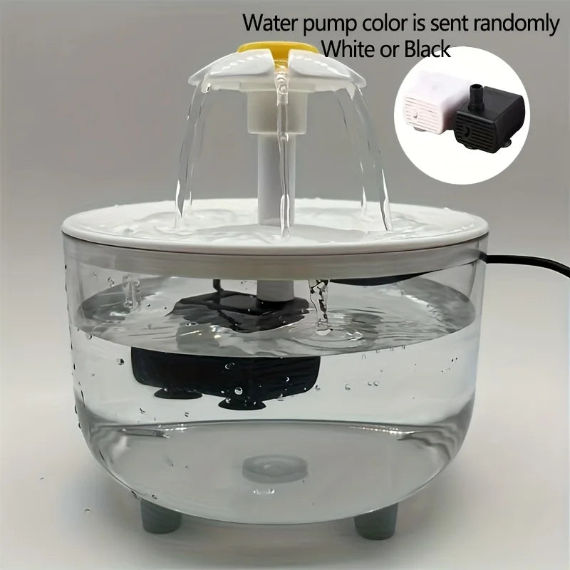 Fuente de agua silenciosa eléctrica USB de 1L para mascotas