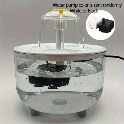 Fuente de agua silenciosa eléctrica USB de 1L para mascotas