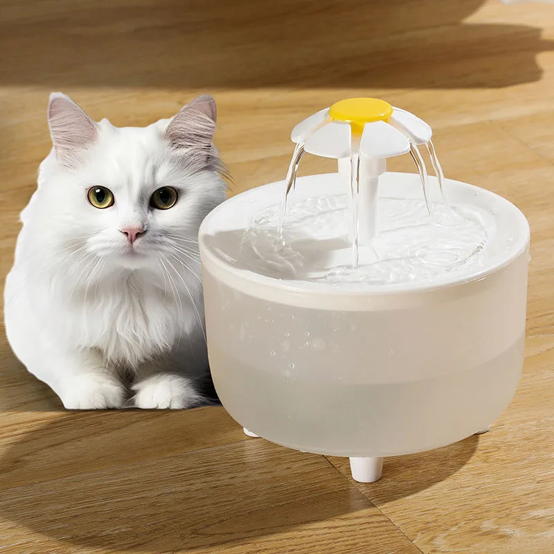 Fuente de agua silenciosa eléctrica USB de 1L para mascotas