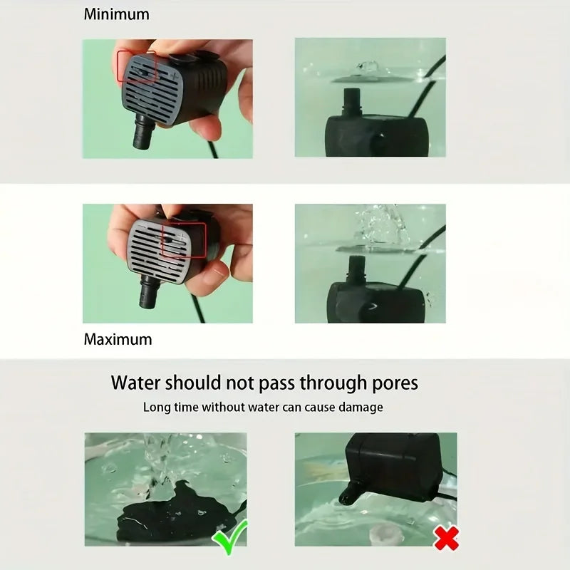 Fuente de agua silenciosa eléctrica USB de 1L para mascotas